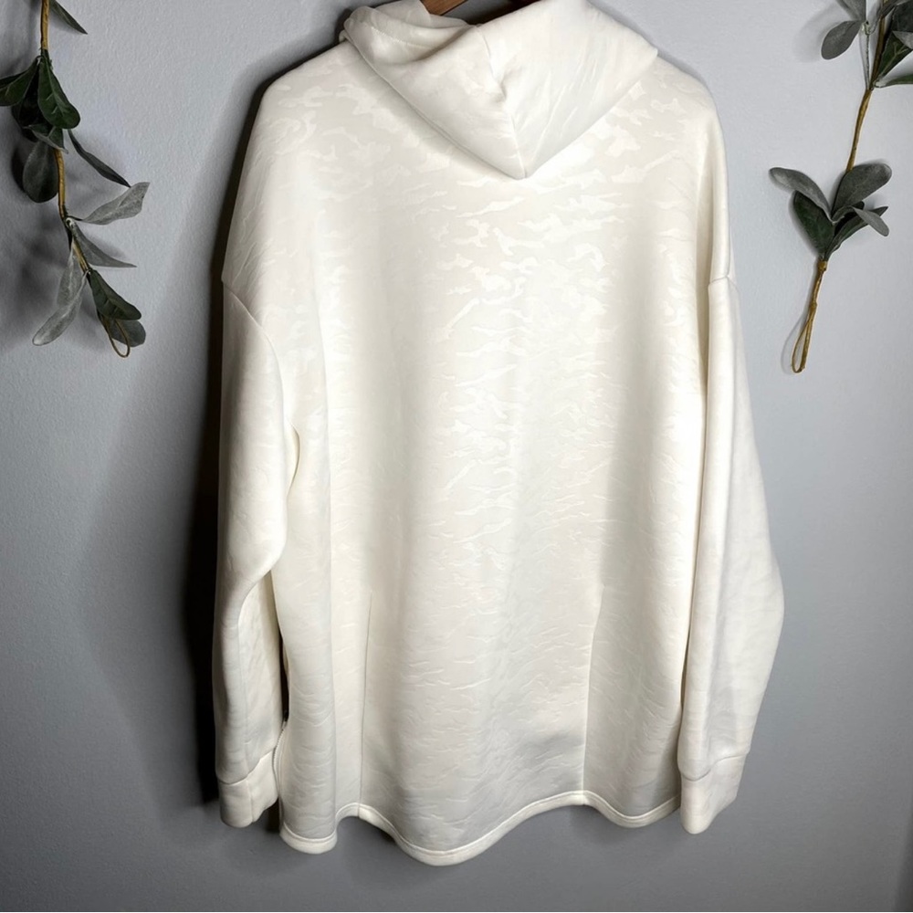 Fabletics White Camo Cowl Neck Pullover - image 4